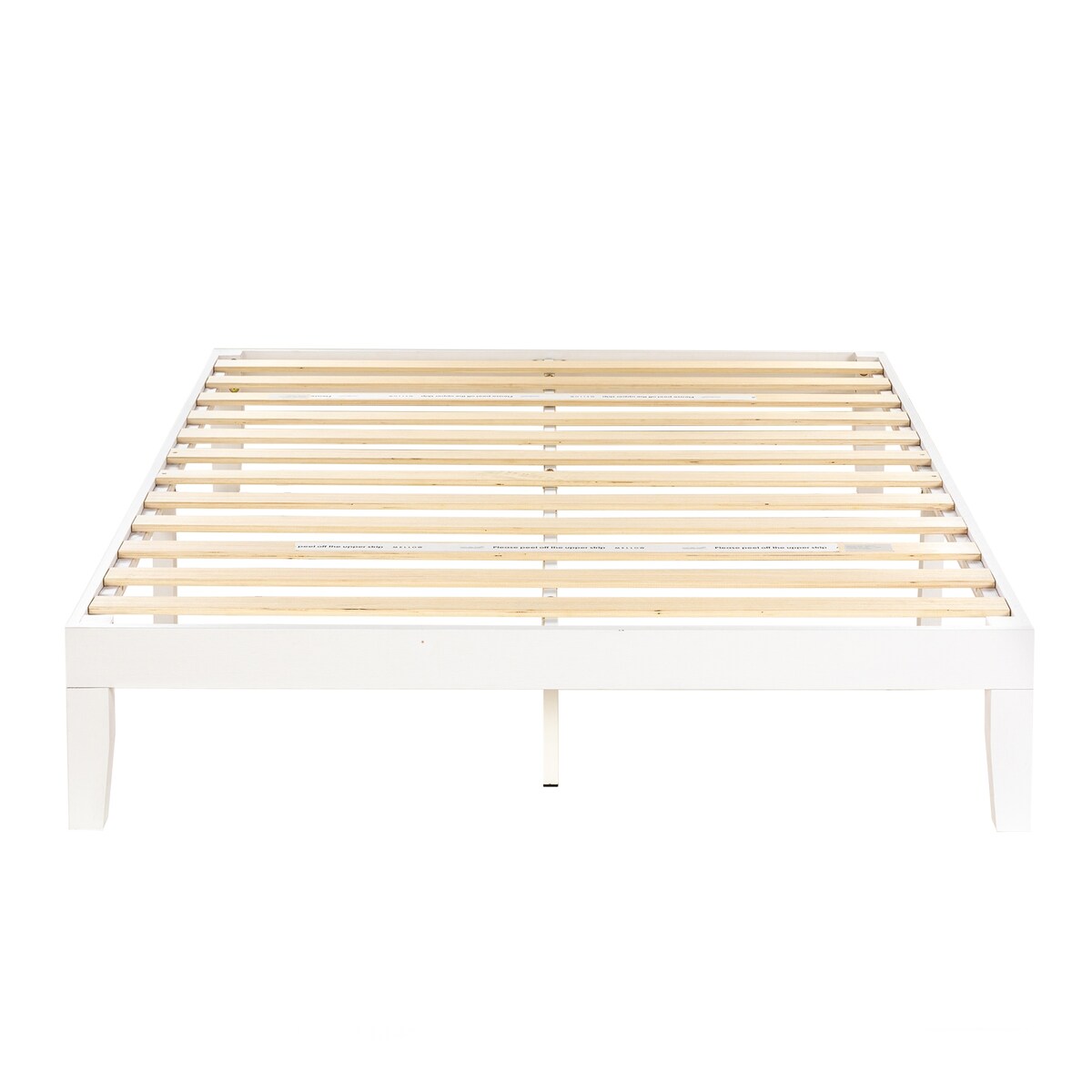 12" Classic Solid Wood Platform Bed Frame