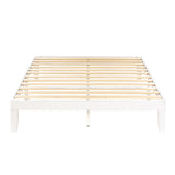 12" Classic Solid Wood Platform Bed Frame