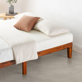 12" Classic Solid Wood Platform Bed Frame