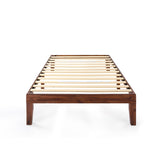 12" Classic Solid Wood Platform Bed Frame