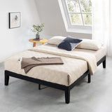 12" Classic Solid Wood Platform Bed Frame