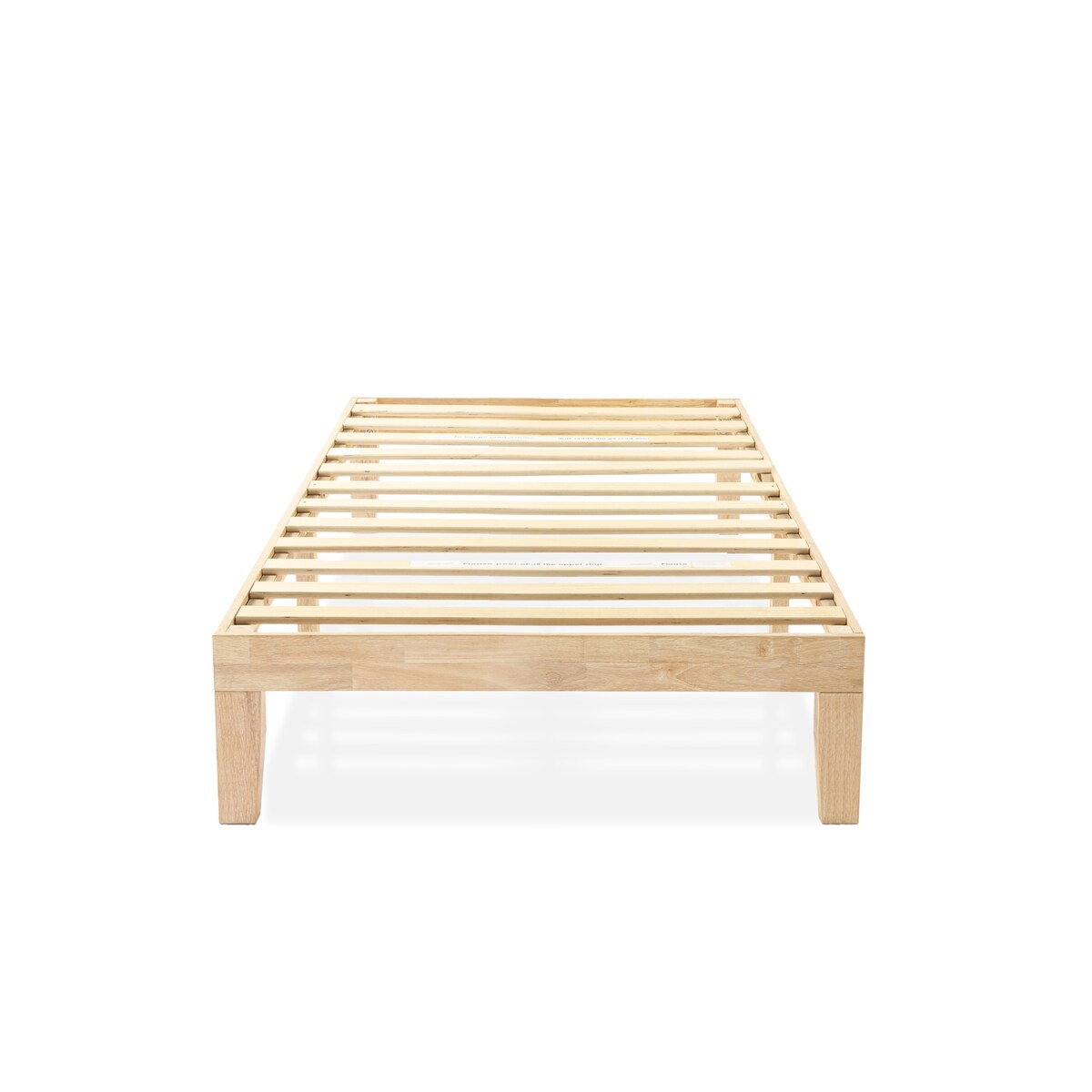 12" Classic Solid Wood Platform Bed Frame