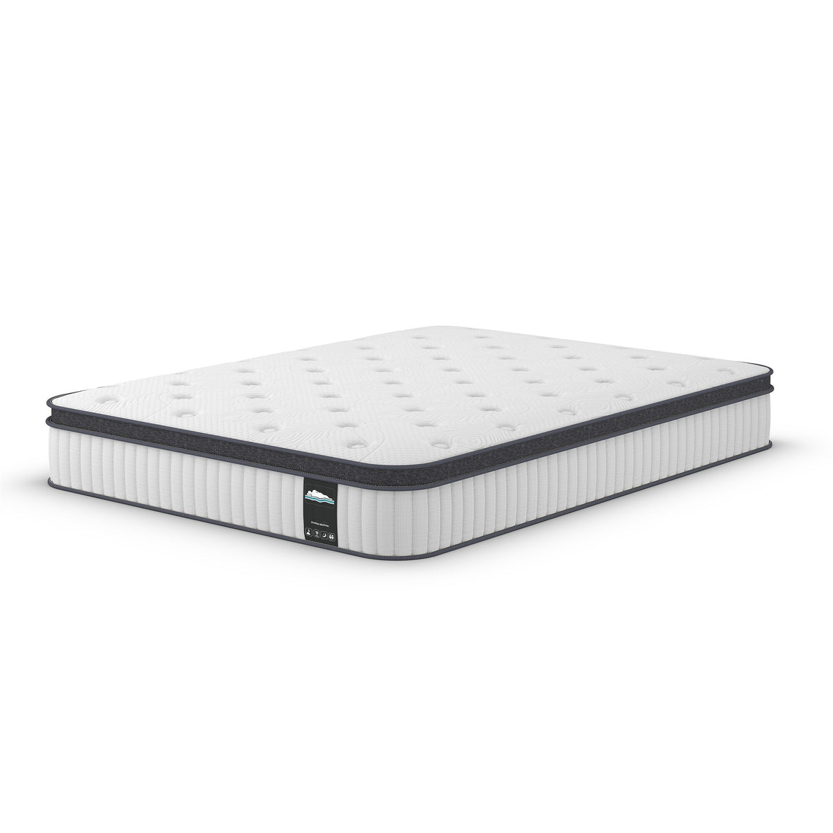12" Hybrid Memory Foam and Pocket Spring Mattress, Mattress in a Box