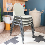 12" Kid's Stacking Chairs-4 Pack