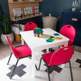 12" Kid's Stacking Chairs-4 Pack