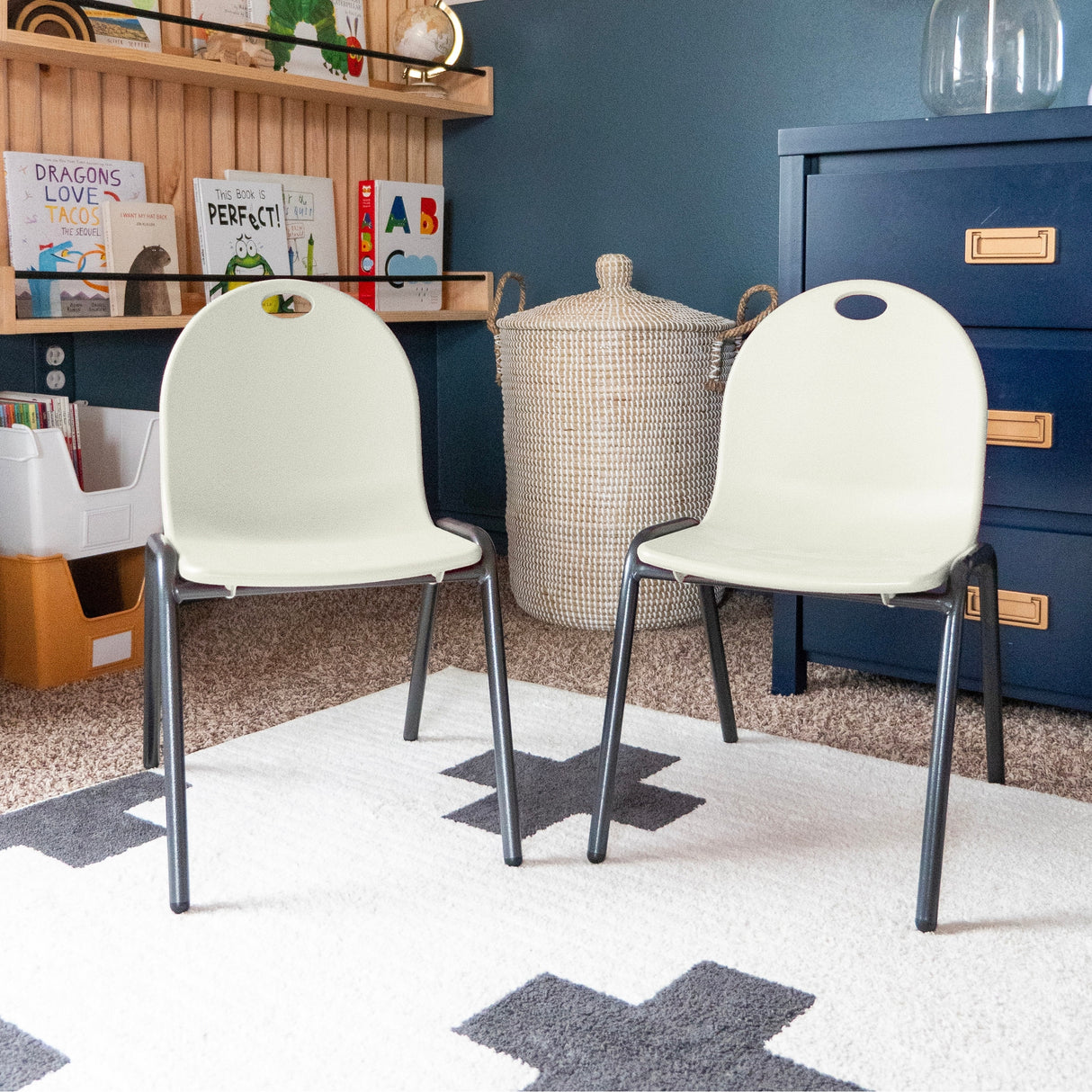 12" Kid's Stacking Chairs-4 Pack