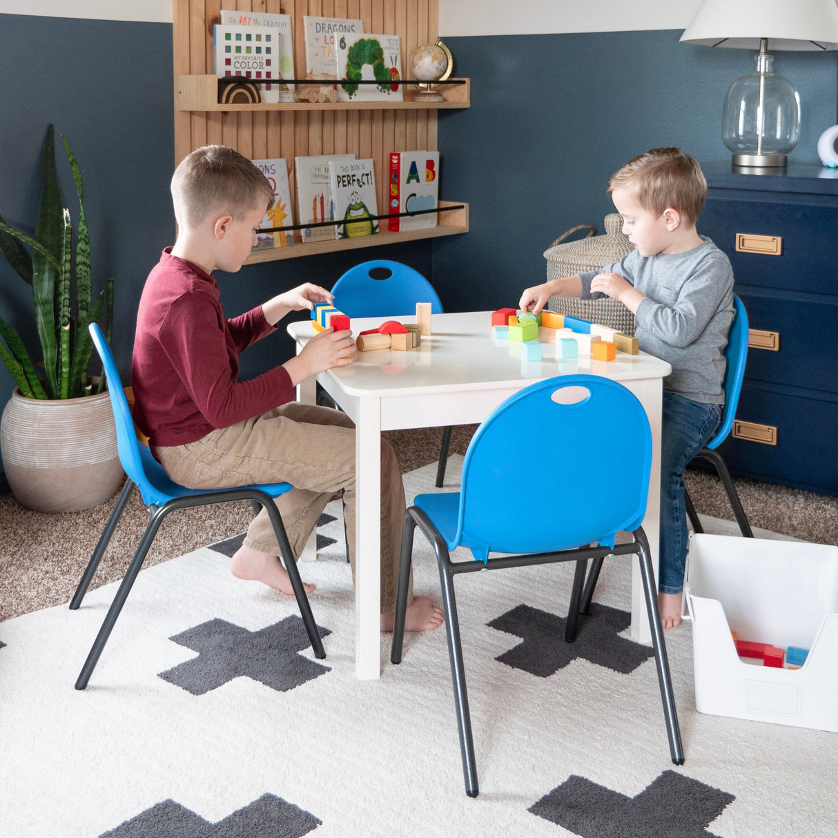 12" Kid's Stacking Chairs-4 Pack