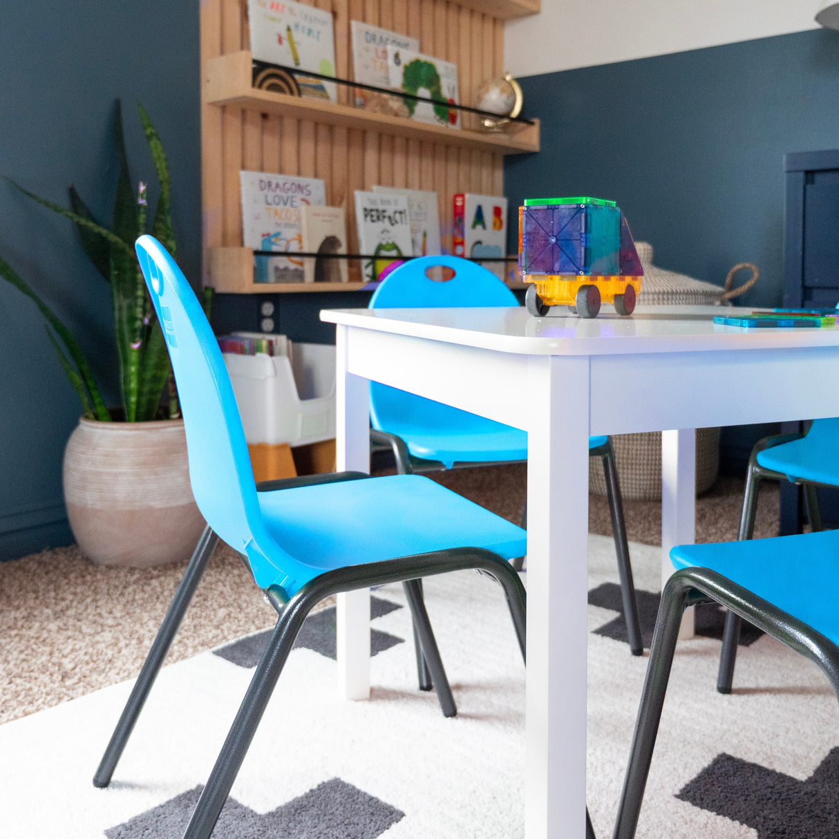 12" Kid's Stacking Chairs-4 Pack