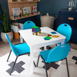 12" Kid's Stacking Chairs-4 Pack