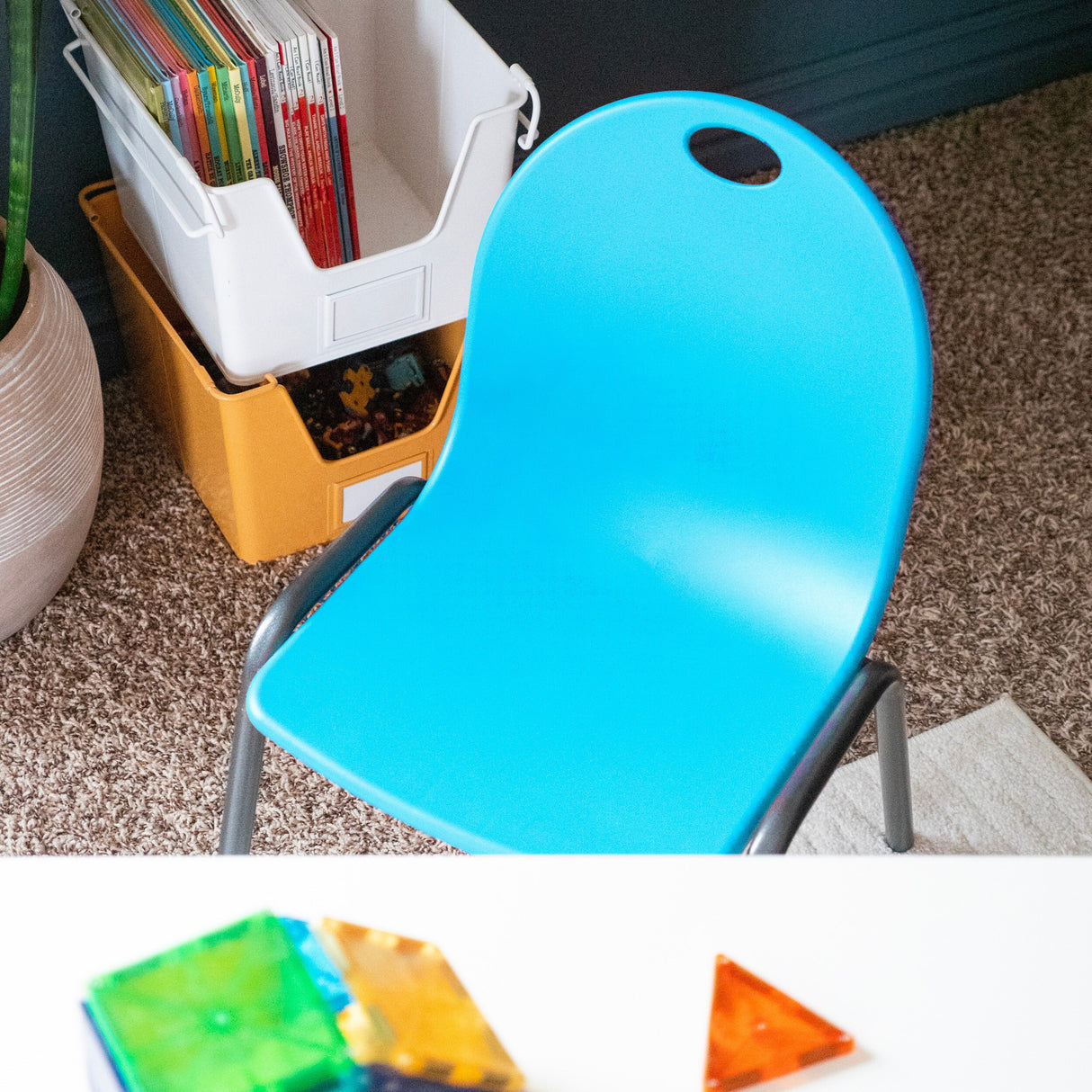 12" Kid's Stacking Chairs-4 Pack