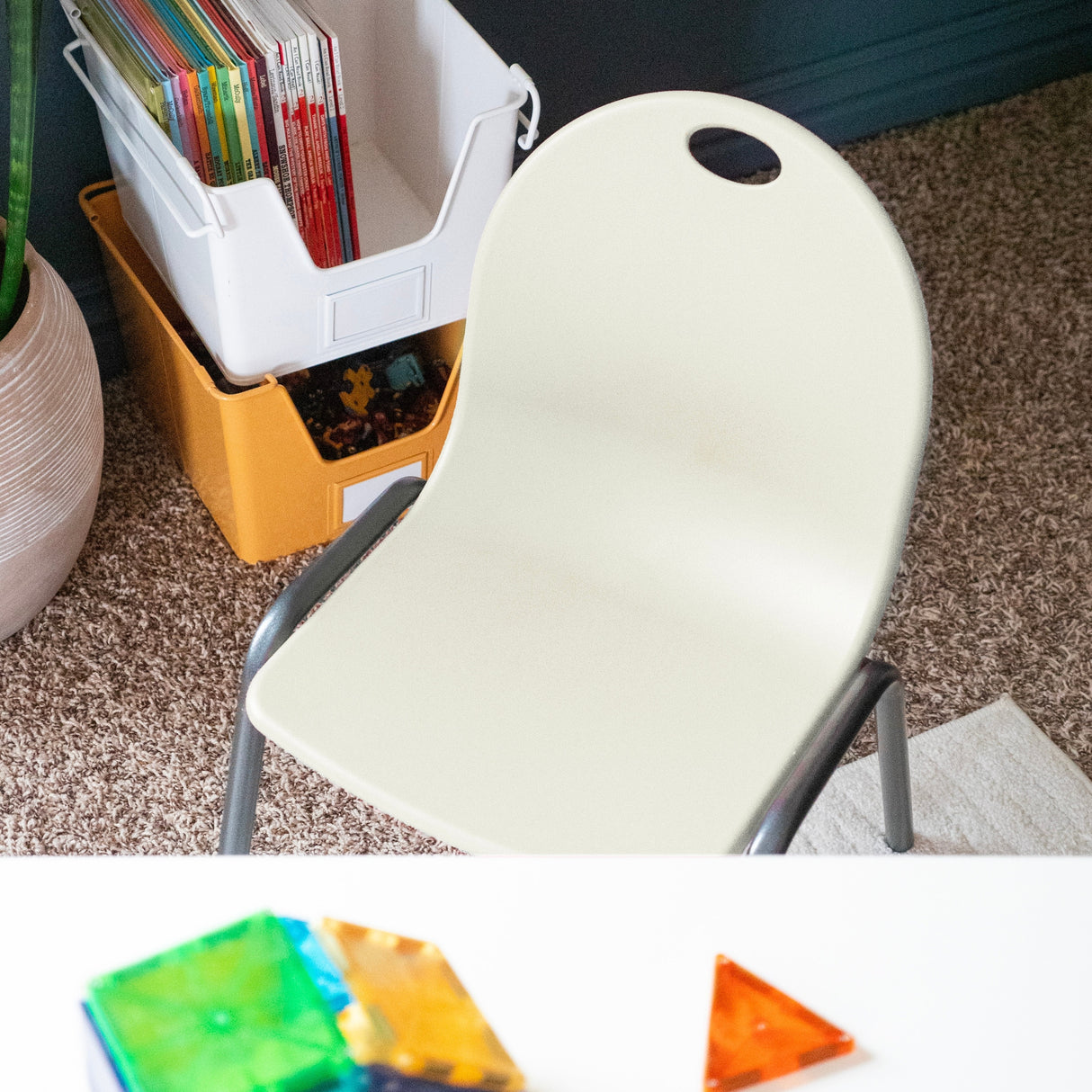 12" Kid's Stacking Chairs-4 Pack