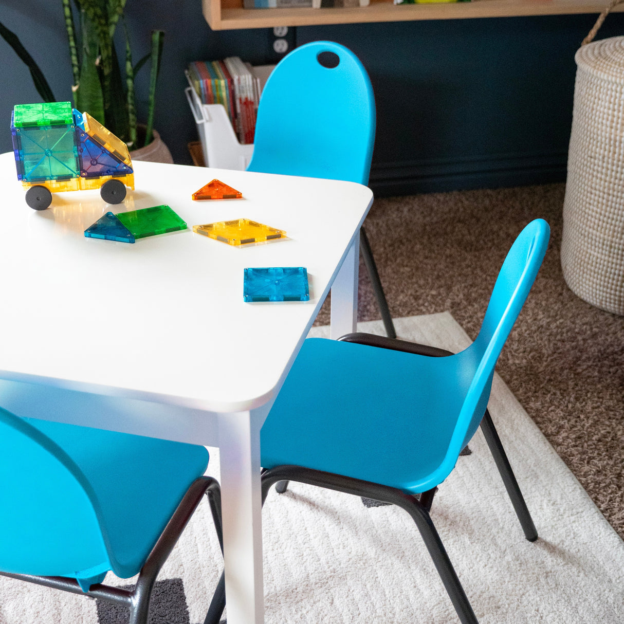 12" Kid's Stacking Chairs-4 Pack