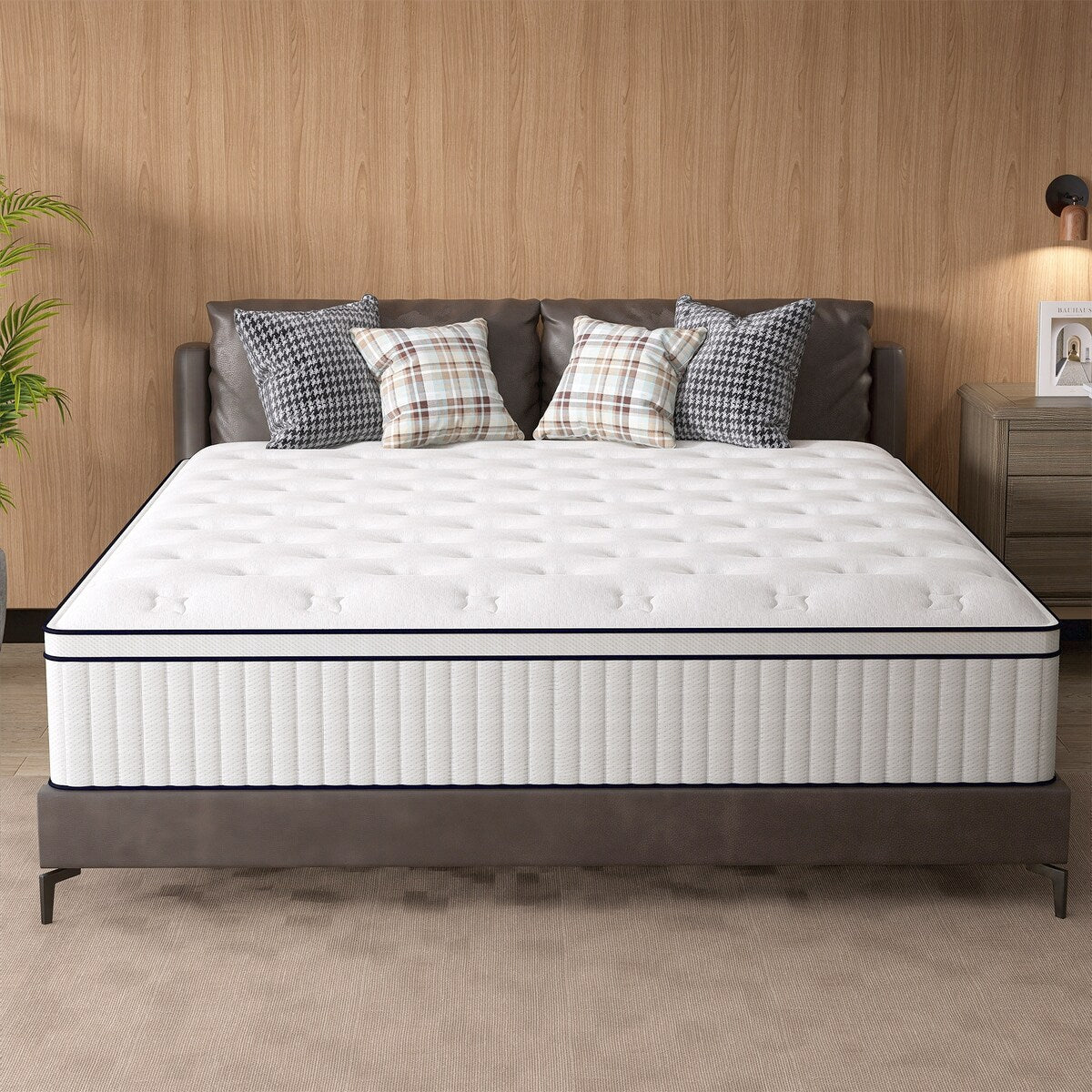 12 Inch Hybrid Queen Mattress in a Box with Pocket Springs