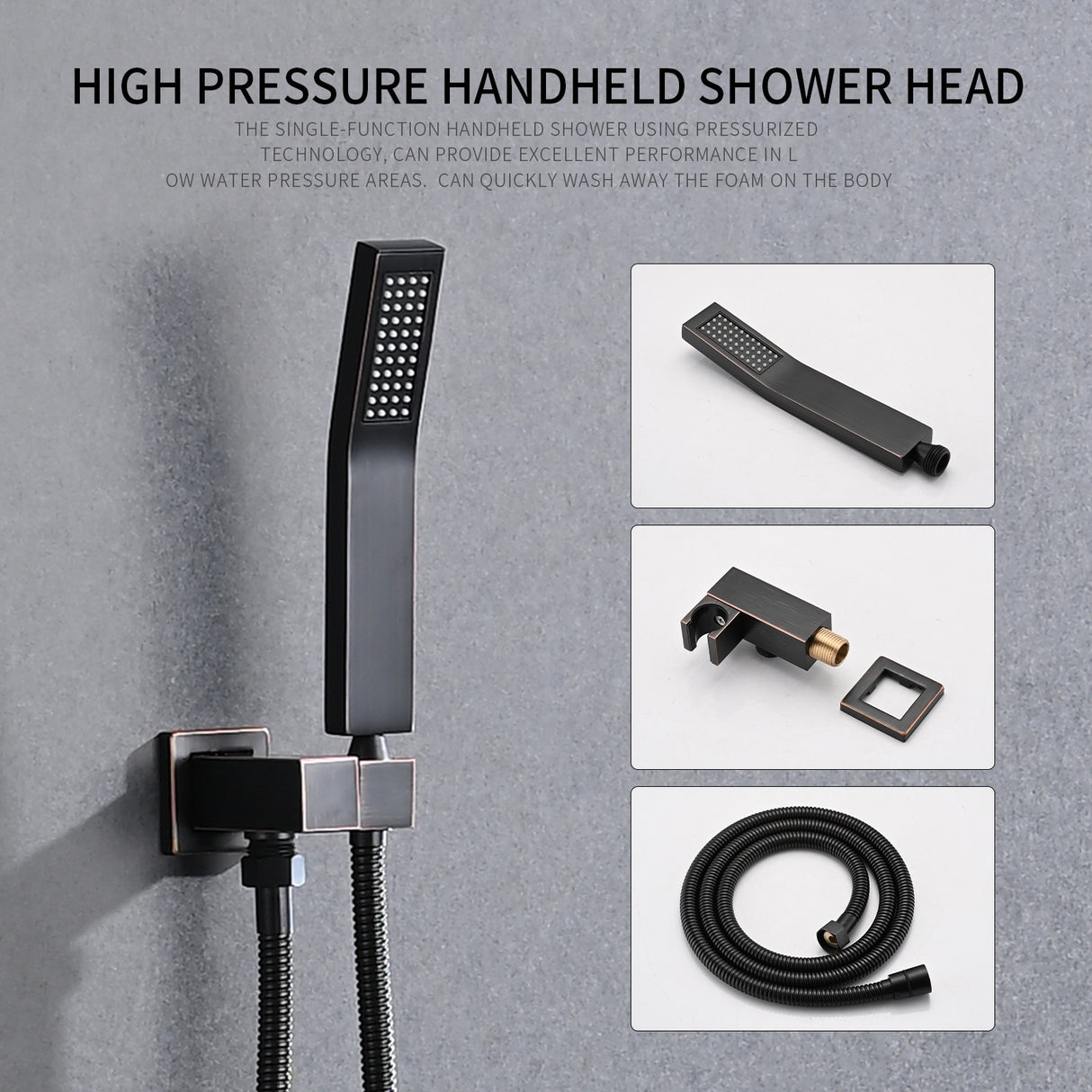 12" Rain Shower Head Systems Wall Mounted Shower