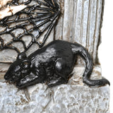 National Tree Company Halloween Skeleton Holding a Tombstone Decoration, 12 Inches