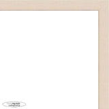 12x12 Traditional White Washed Wood Picture Square Frame