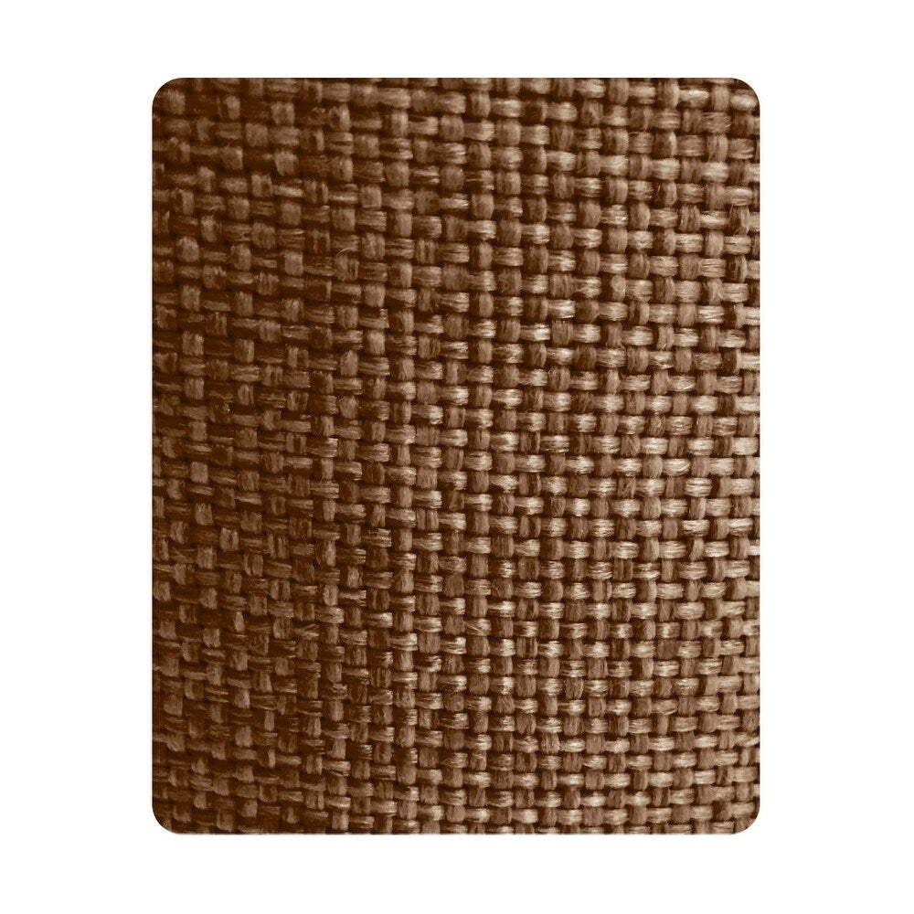 12x14x10" SLIP UNO FITTER Hardback Drum Lamp Shade Chocolate Burlap