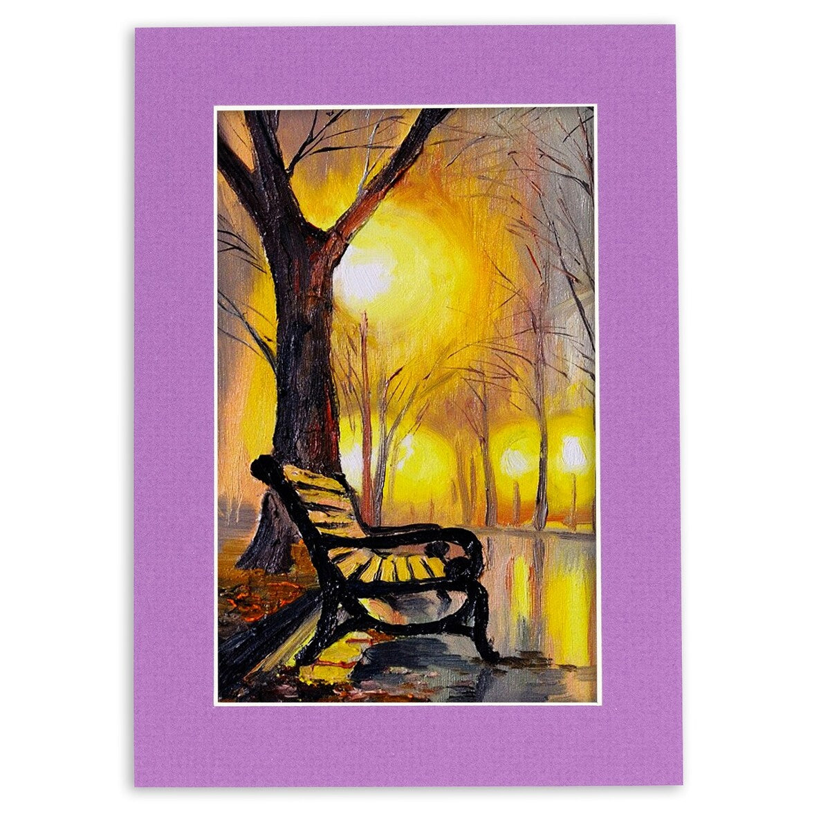 12x16 Mat Bevel Cut for 10x14 Photos - Acid Free Dark Purple Precut Matboard - For Pictures, Photos, Framing