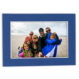 12x16 Mat Bevel Cut for 11x12 Photos - Acid Free Bottle Blue Precut Matboard - For Pictures, Photos, Framing