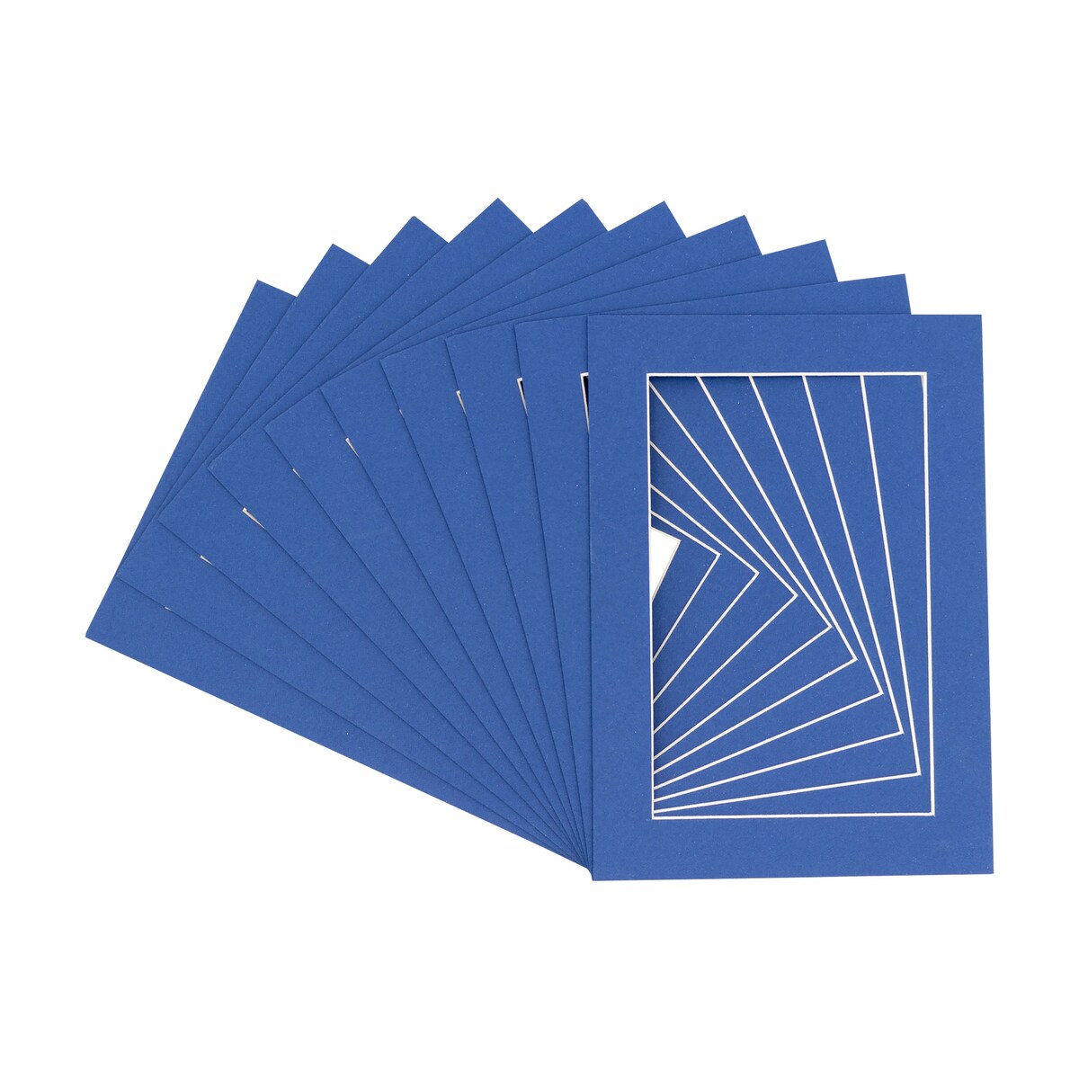 12x16 Mat Bevel Cut for 11x12 Photos - Acid Free Bottle Blue Precut Matboard - For Pictures, Photos, Framing