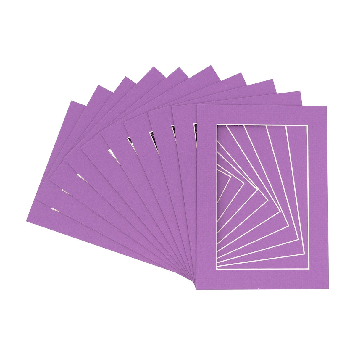 12x16 Mat for 8x12 Photo - Dark Purple Matboard for Frames Measuring 12 x 16 Inches - To Display Art Measuring 8 x 12 Inches