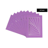 12x16 Mat for 8x12 Photo - Dark Purple Matboard for Frames Measuring 12 x 16 Inches - To Display Art Measuring 8 x 12 Inches