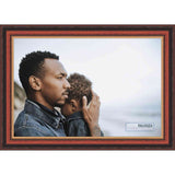 12x17 Traditional Cherry Complete Wood Picture Frame with UV Acrylic, Foam Board Backing, & Hardware