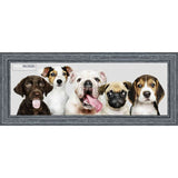12x4 Rustic Complete Wood Picture Frame with UV Acrylic Plexiglass, Foam Board Backing & Hardware Included - 12x4 Inch Frame
