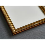 12x4 Traditional Antique Gold Complete Wood Picture Frame with UV Acrylic, Foam Board Backing, & Hardware