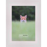 12x6 Contemporary White Complete Wood Picture Frame with UV Acrylic, Foam Board Backing, & Hardware