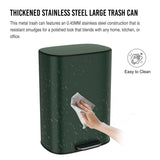 13 Gallon 50L Kitchen Foot Pedal Operated Soft Close Trash Can
