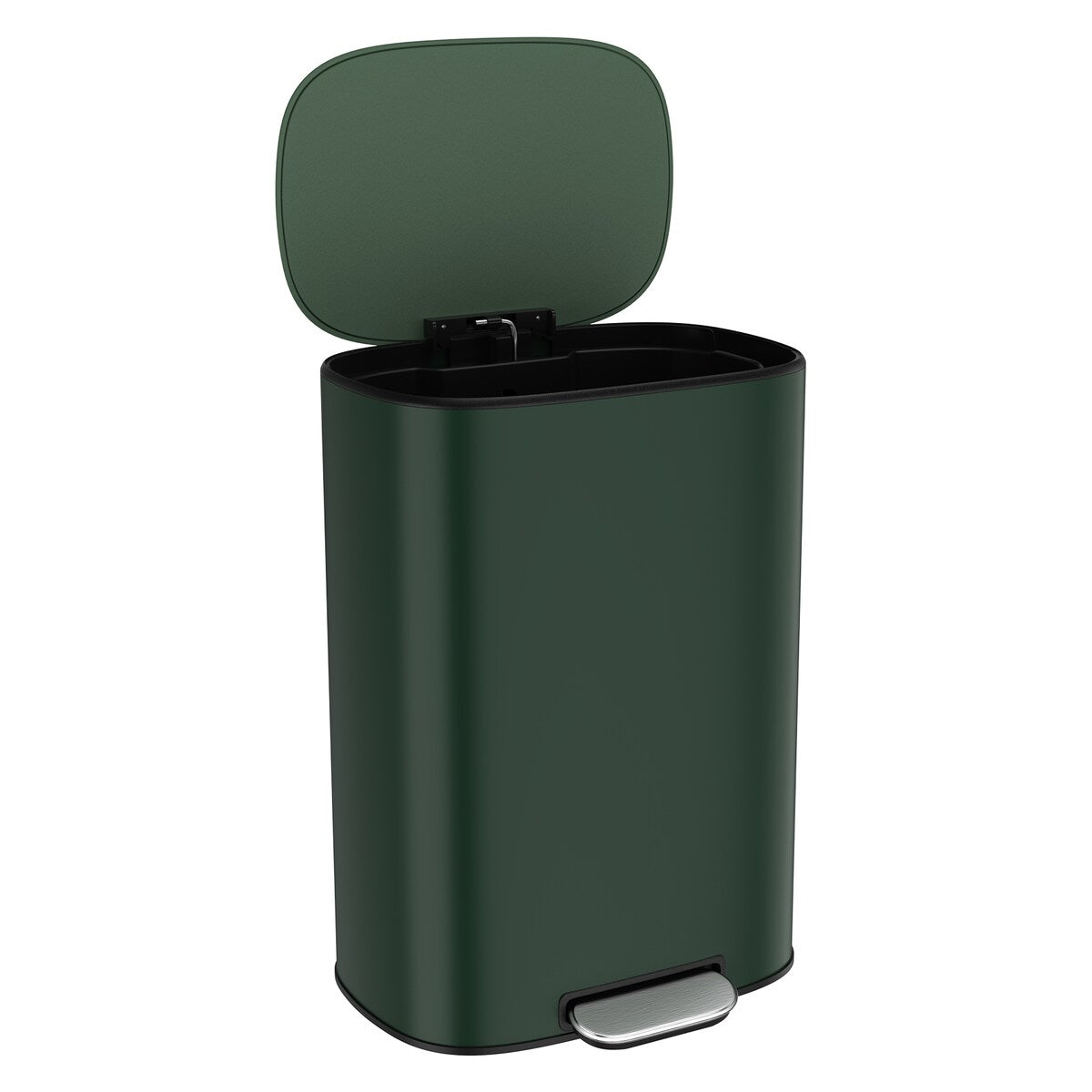 13 Gallon 50L Kitchen Foot Pedal Operated Soft Close Trash Can