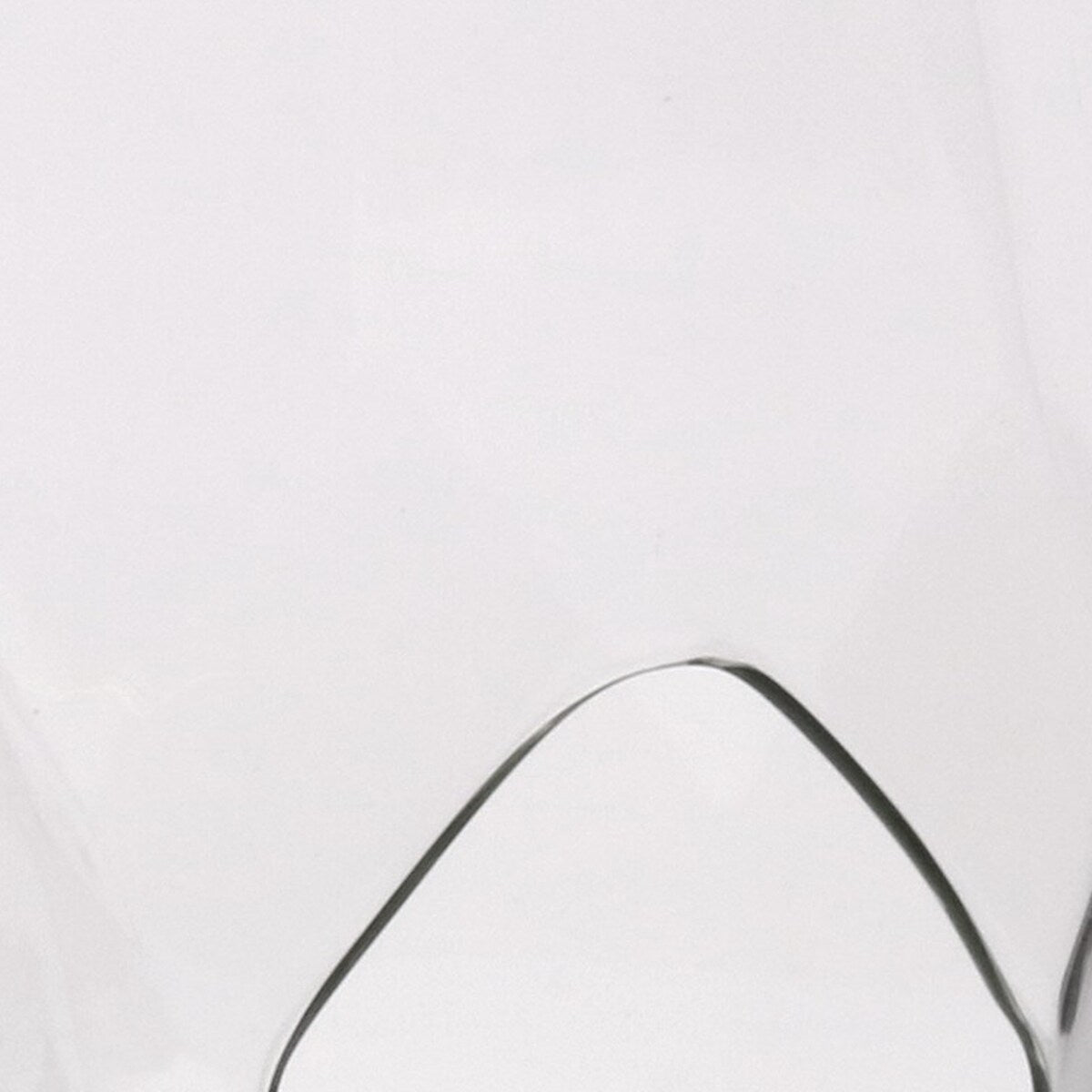 13 Inches Faceted Design Glass Terrarium, Clear