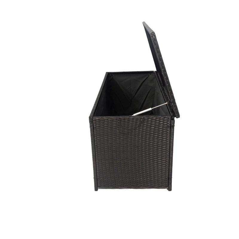 130/200 Gallon Rattan Wicker Patio Outdoor Cushion Storage Box