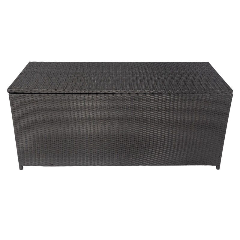130/200 Gallon Rattan Wicker Patio Outdoor Cushion Storage Box