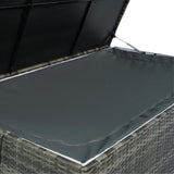 130/200 Gallon Rattan Wicker Patio Outdoor Cushion Storage Box