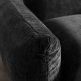 130.7” L-shape Chenille Modular Sofa Modern Sectional Semi-firm Sofa Couch with Ottoman
