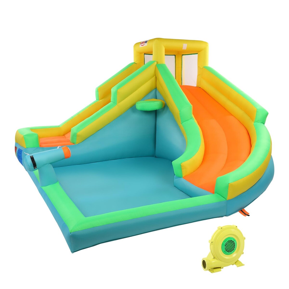130" x 142" x 80" Inflatable Castle,Bounce House(Include Air Blower) - 130" x 142" x 80"