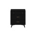1329APB Brown Contemporary Mid Century 3-Drawer Compact Chest
