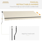 13' x 10' motorized retractable awning