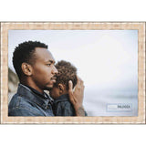 13x15 Contemporary Silver Complete Wood Picture Frame with UV Acrylic, Foam Board Backing, & Hardware
