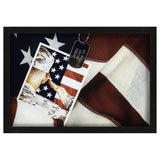13x16 Light Black | 1" Depth of Usuable Space| Vertical or Horizontal Display | Interior Size 13x16 or 16x13 In