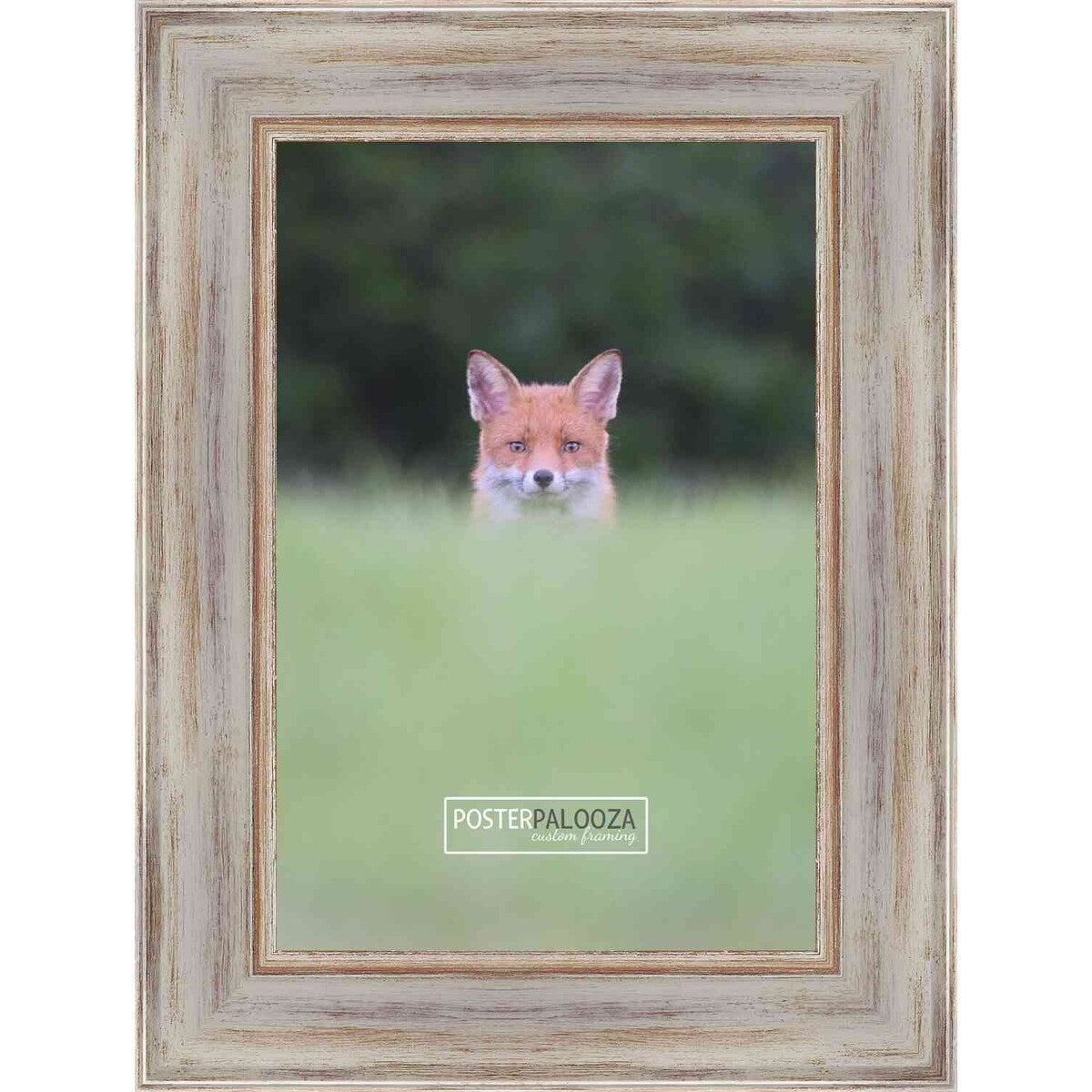 13x19 Contemporary White Complete Wood Picture Frame with UV Acrylic, Foam Board Backing, & Hardware