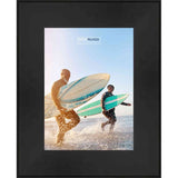13x20 Contemporary Black Complete Wood Picture Frame with UV Acrylic, Foam Board Backing, & Hardware