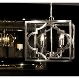 14" Brushed Nickel Metal Pendant Lamp