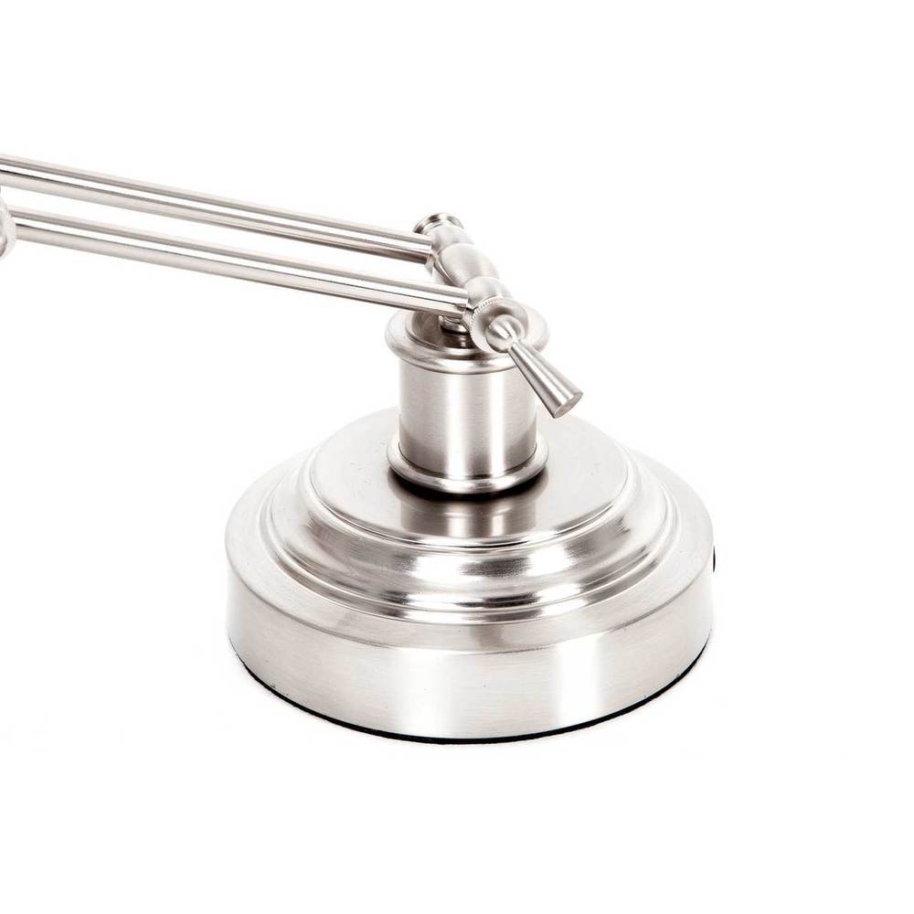 14" LED Piano Desk Lamp with Dimmer - Satin Nickel