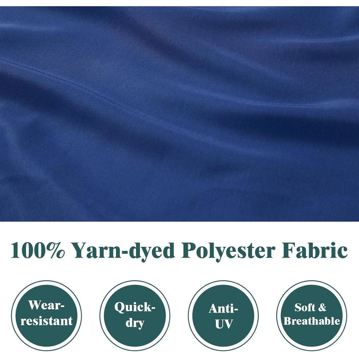 14 Pack Patio Cushion Covers, 100% Polyester Fabric Cushions Slipcover Replacement w/Zipper, Fit for Rattan Sectional Sofa Set