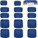 14 Pack Patio Cushion Covers, 100% Polyester Fabric Cushions Slipcover Replacement w/Zipper, Fit for Rattan Sectional Sofa Set