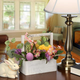 14" Spring Decorated Basket