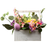 14" Spring Decorated Basket
